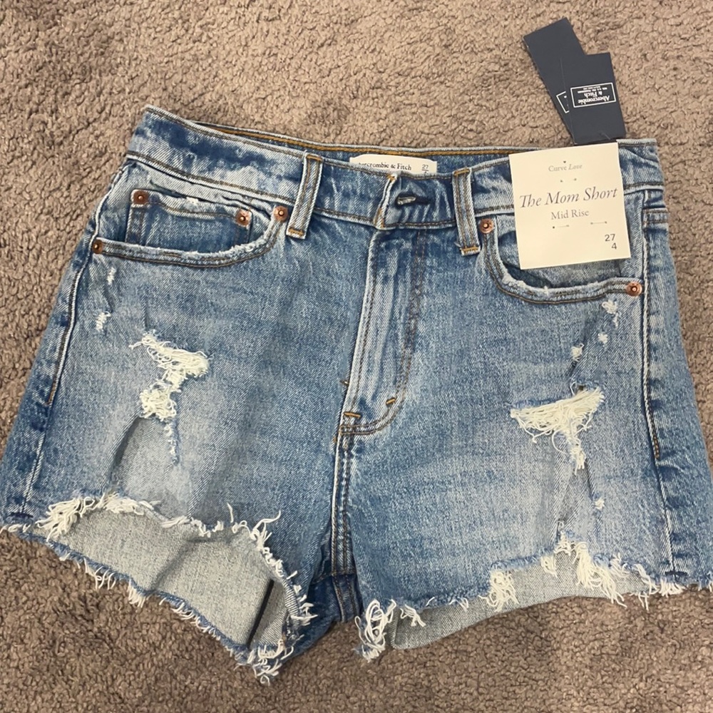 Abercrombie jean shorts size 4